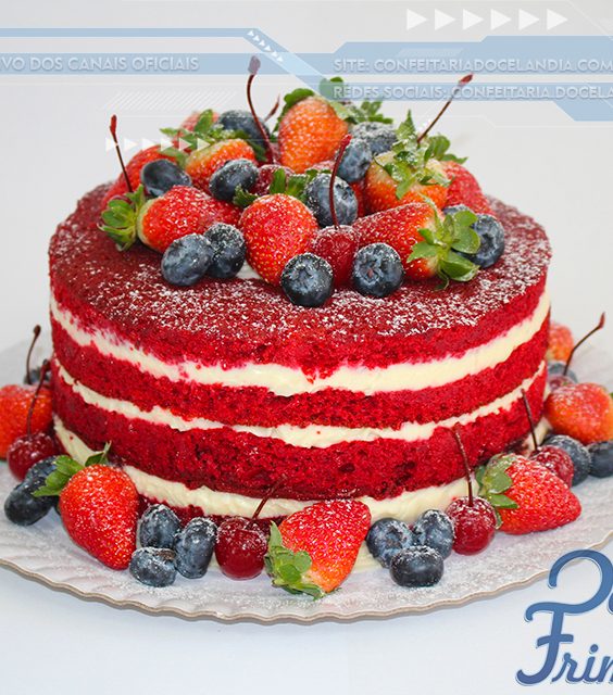 Bolo Red Velvet 500g ou 1kg